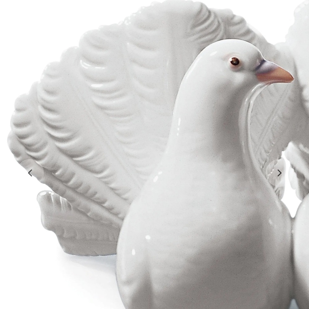 Lladro Procelain Doves - Picture 5 of 6